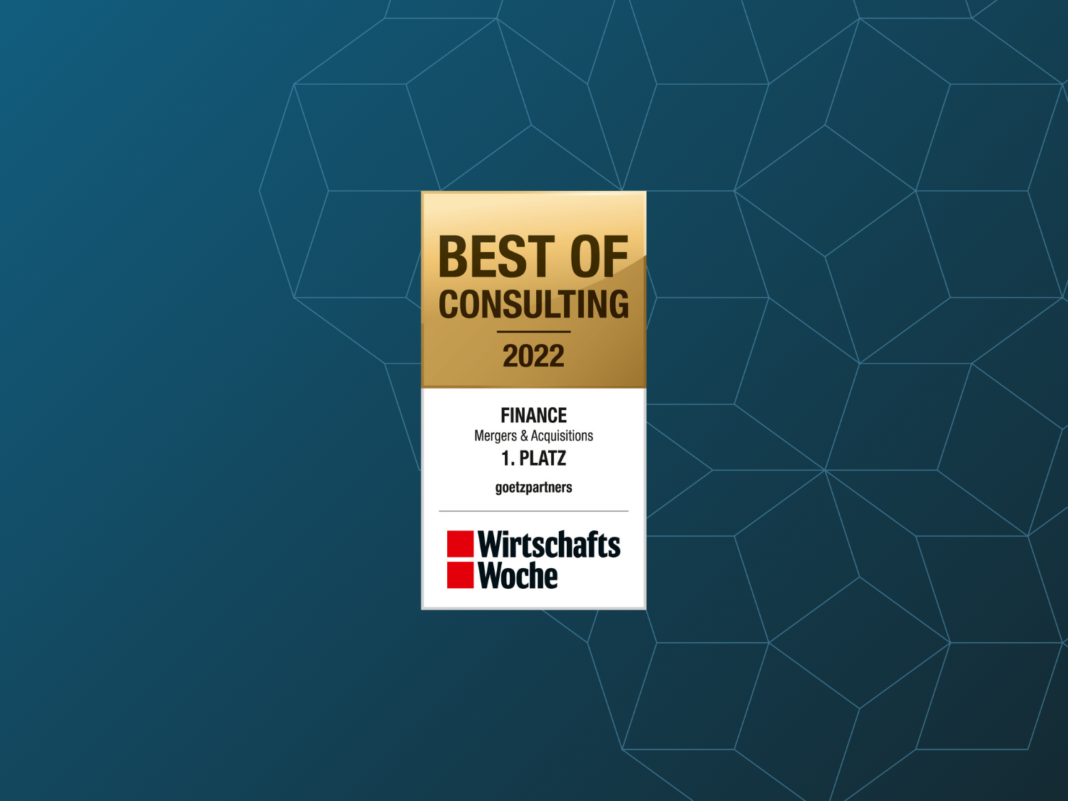 "Best of Consulting" winner 2022
