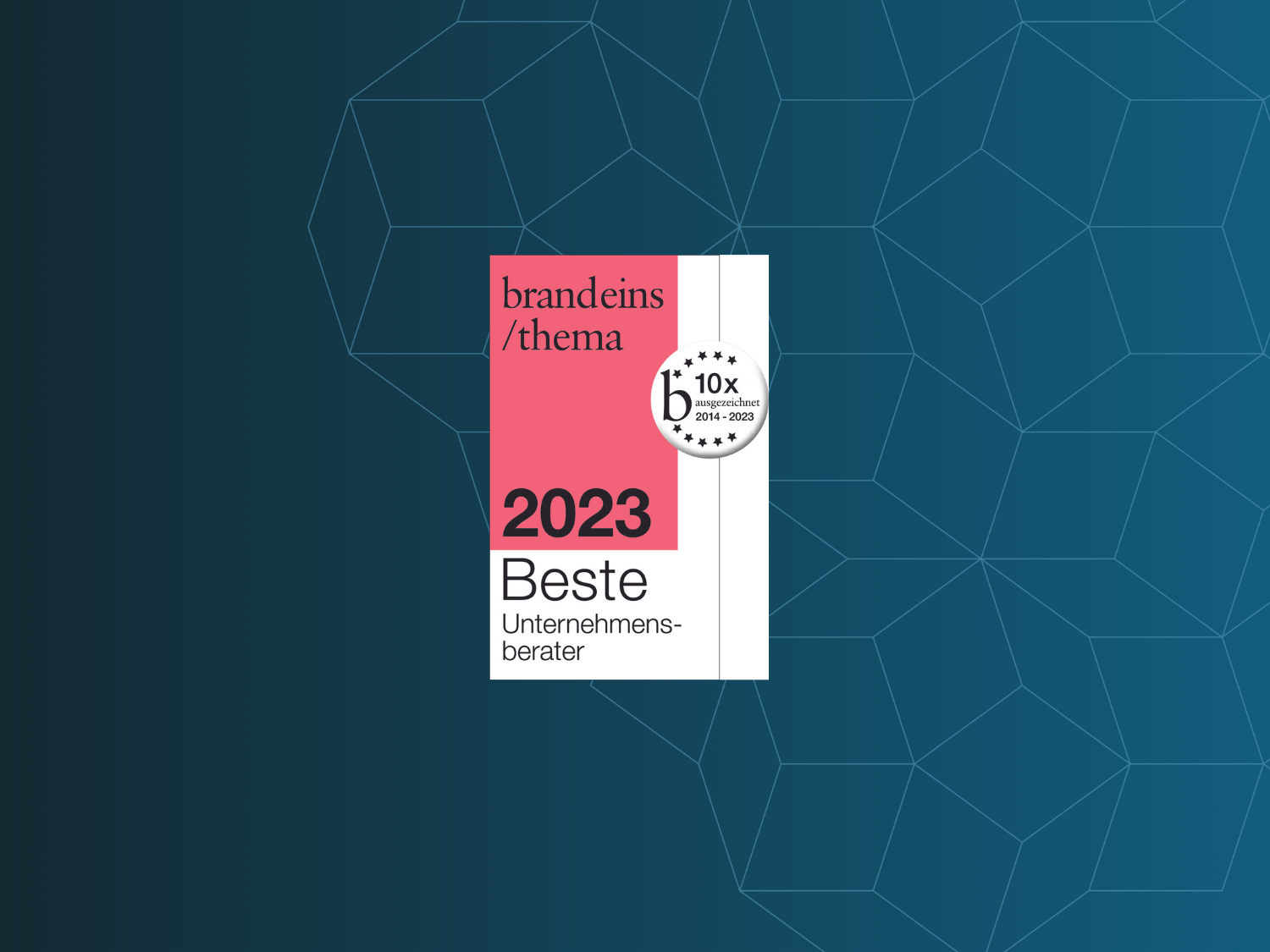 For 10 consecutive years goetzpartners has been named "Best Advisor"